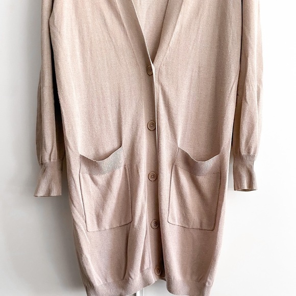 WILFRED Long Neutral Cardigan - Picture 6 of 12